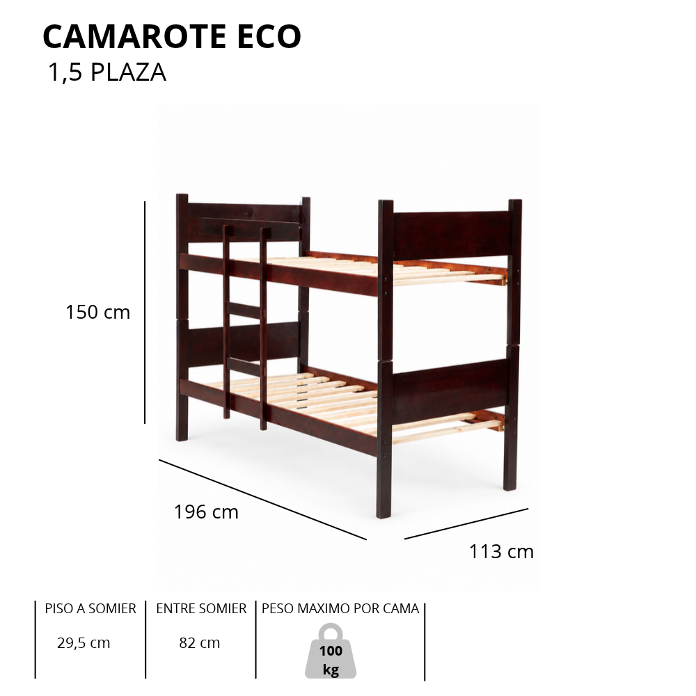 Camarote desmontable Eco