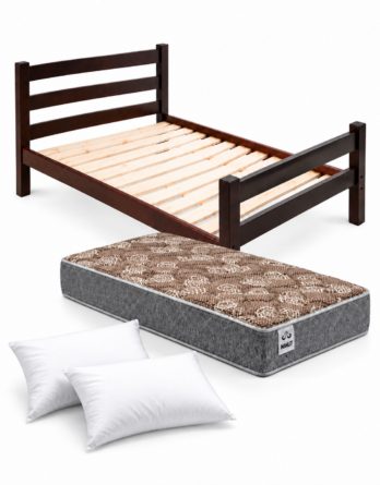 Combo cama madera modelo Lanin