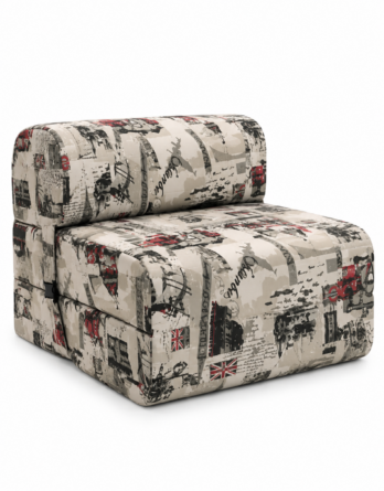 Sillón Cama Estampado de 65 cm